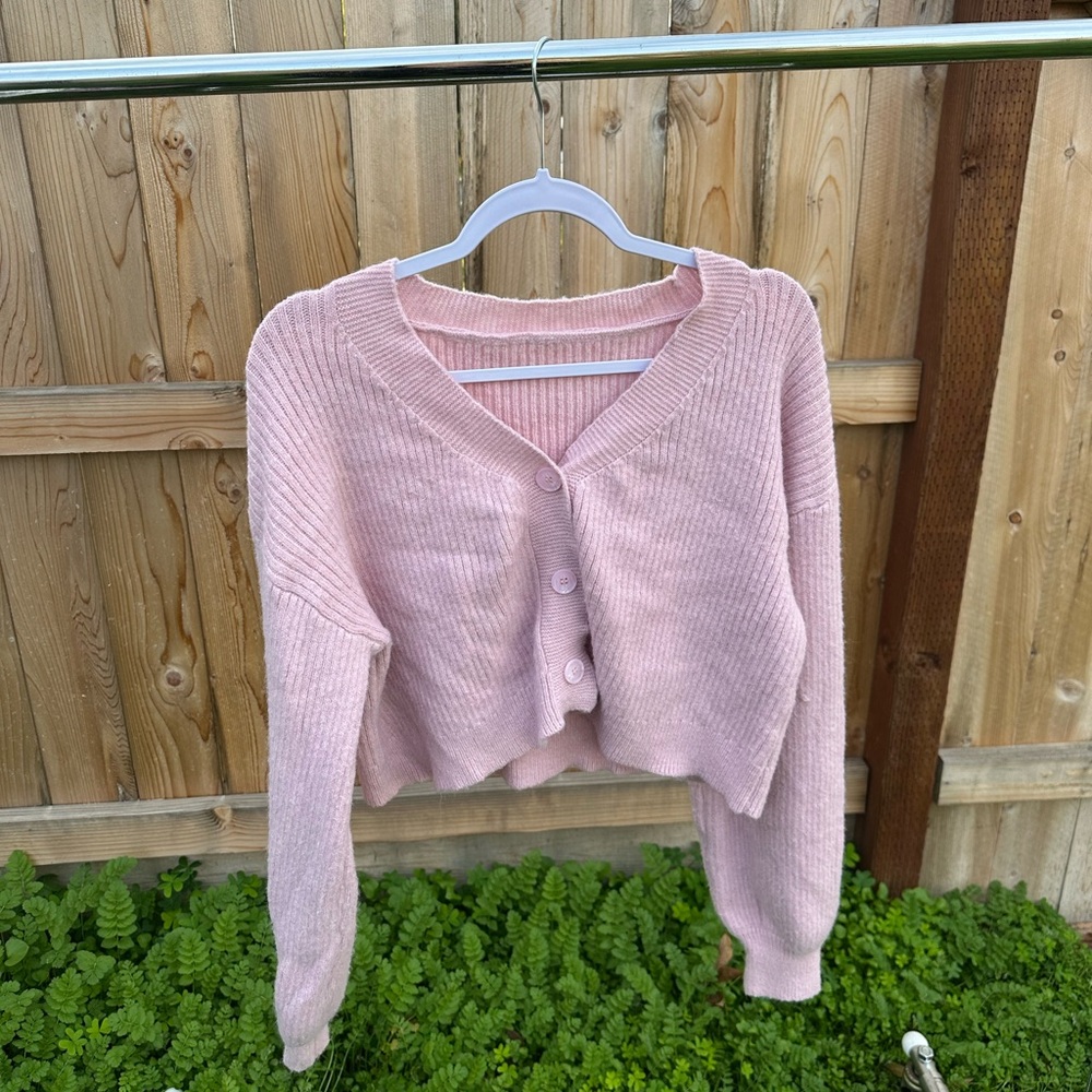 Pink Sweater Set